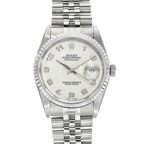 Rolex Datejust 16220 Ivory Jubilee Arabic